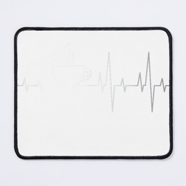 Item preview, Heartbeat Flatline Coffee Lover T-Shirt T-Shirt designed and sold by BlaqboyDesigns.