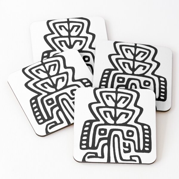 Item preview, Traditional Mayan Art Drawing designed and sold by colliophoto.