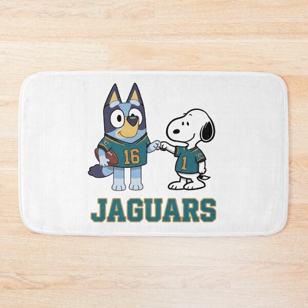 Item preview, Bluey And Snoopy Jacksonville Football Buddies designed and sold by DamianRoy88.