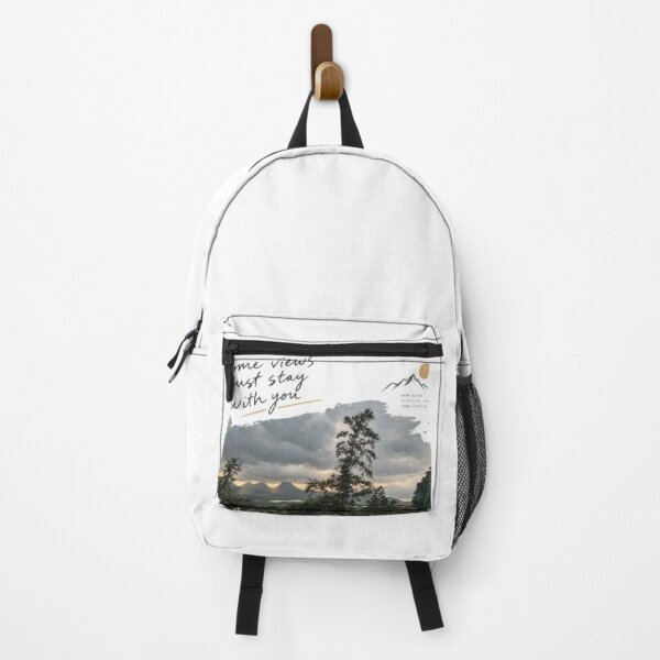Item preview, Some Views Just Stay With You – Colorful Vintage Mountain Travel Design designed and sold by EdgeSphere.