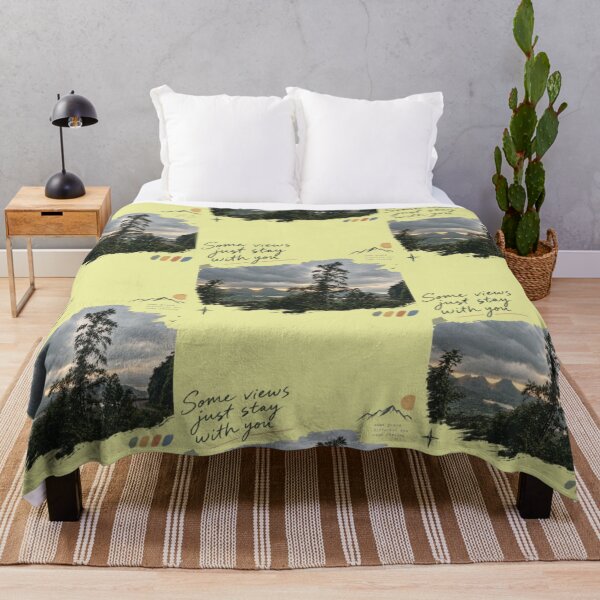 Item preview, Some Views Just Stay With You – Colorful Vintage Mountain Travel Design designed and sold by EdgeSphere.