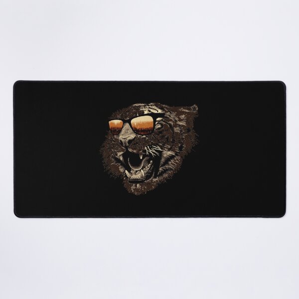 Item preview, Retro Tiger Head Sunglasses Urban Sunset Art designed and sold by tamicantik47.
