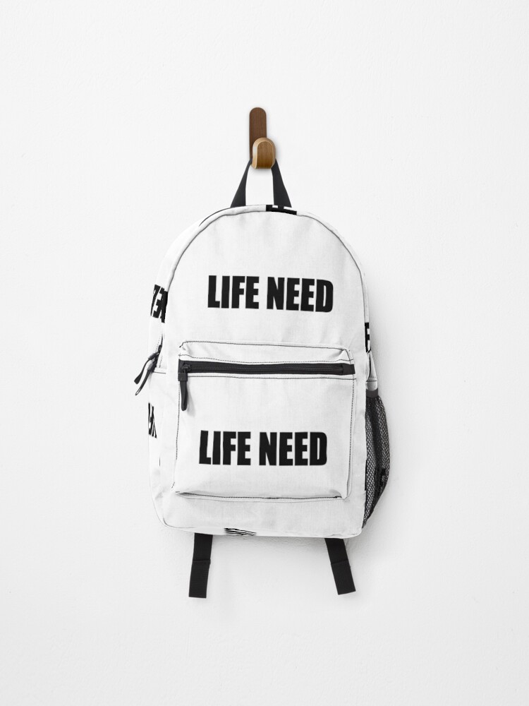 Thumbnail 1 of 3, Backpack, Life Needs More designed and sold by PatternFusions.