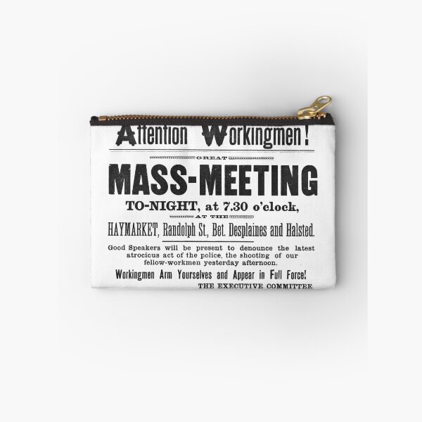 Item preview, Attention Workingmen! - White designed and sold by Domain of the Public.
