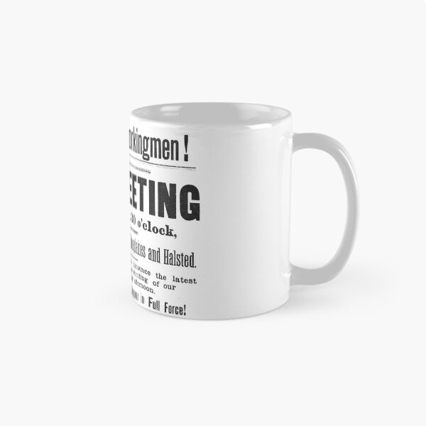 Item preview, Attention Workingmen! - White designed and sold by Domain of the Public.