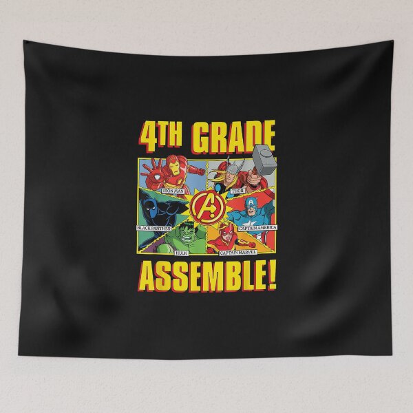 Item preview, Marvelzz Avengersss 4th Grade Assemble! First Day Back to School designed and sold by deepbsimran.