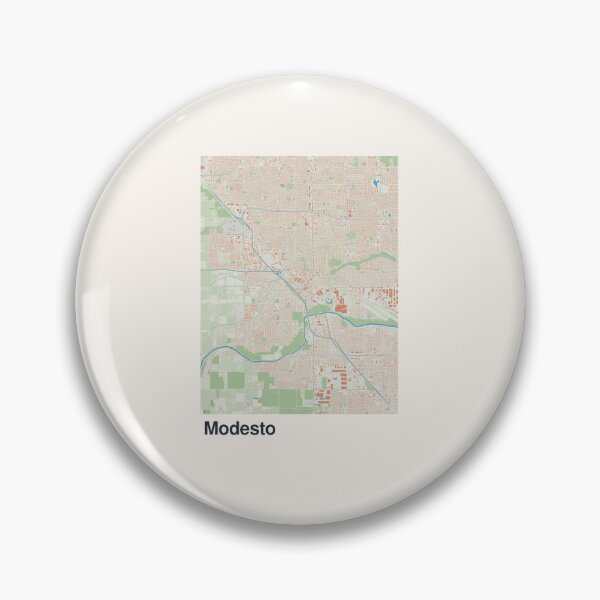 Item preview, Modesto Minimalistic Map Art designed and sold by MapsNerd.