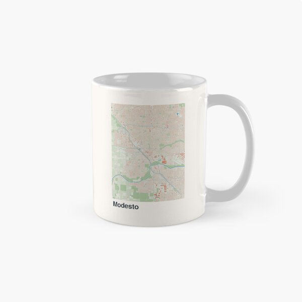 Item preview, Modesto Minimalistic Map Art designed and sold by MapsNerd.