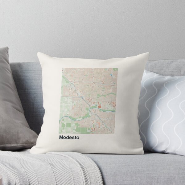 Item preview, Modesto Minimalistic Map Art designed and sold by MapsNerd.