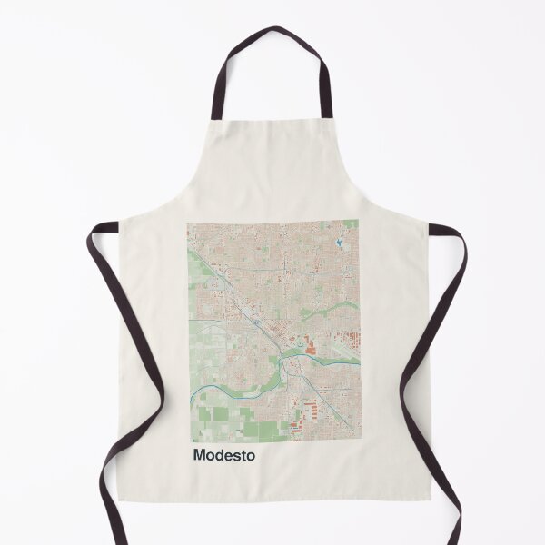 Item preview, Modesto Minimalistic Map Art designed and sold by MapsNerd.