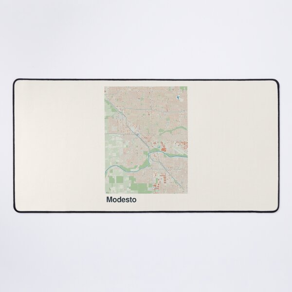 Item preview, Modesto Minimalistic Map Art designed and sold by MapsNerd.