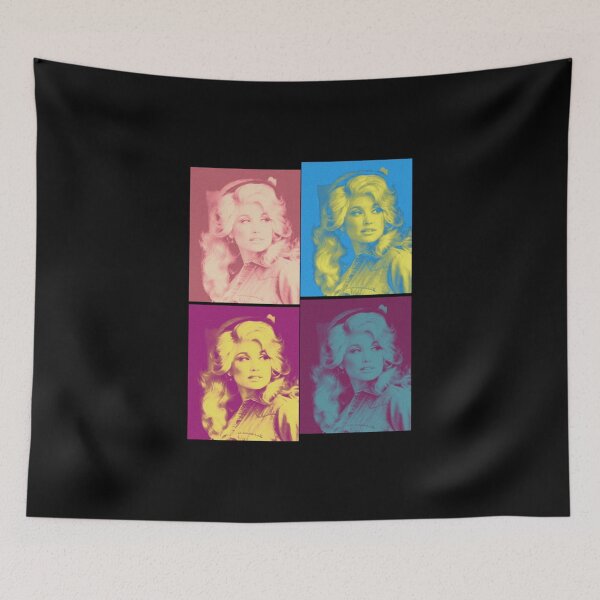 Item preview, Retro Dolly Parton Four Colors 80s Essential designed and sold by Nas-Art-sim.