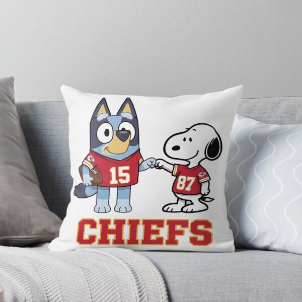 Item preview, Bluey And Snoopy Kansas City Football Buddies designed and sold by DamianRoy88.