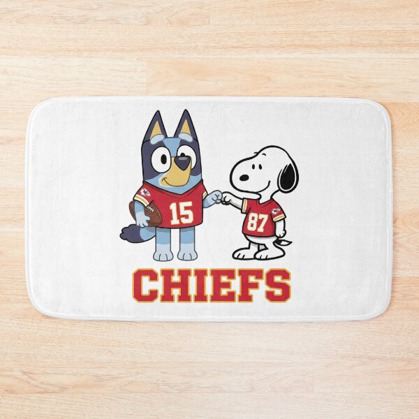 Item preview, Bluey And Snoopy Kansas City Football Buddies designed and sold by DamianRoy88.