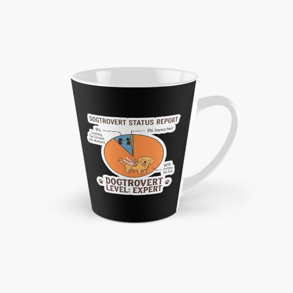 Item preview, Dogtrovert Status Report Funny Pie Chart - Dogtrovert Level Expert designed and sold by HUBERitC-oCYCN.