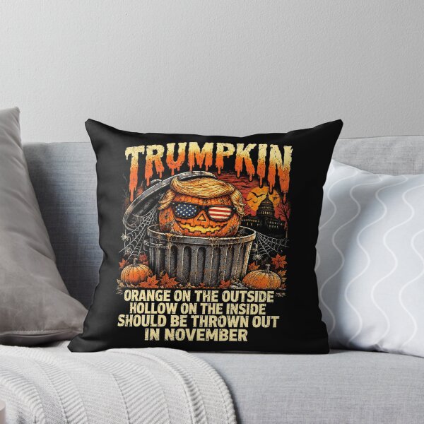 Item preview, Trumpkin Anti Trump Halloween Orange On The Outside Hollow designed and sold by elongatedjazz.