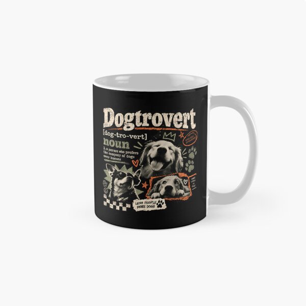Item preview, Dogtrovert Dog Lover Introvert Dog Owner Pet Parent Gift designed and sold by HUBERitC-oCYCN.
