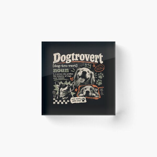 Item preview, Dogtrovert Dog Lover Introvert Dog Owner Pet Parent Gift designed and sold by HUBERitC-oCYCN.
