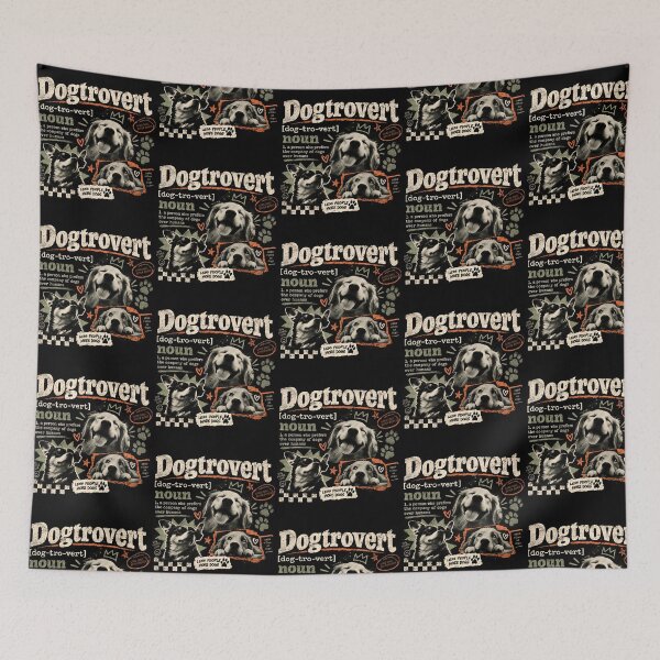 Item preview, Dogtrovert Dog Lover Introvert Dog Owner Pet Parent Gift designed and sold by HUBERitC-oCYCN.
