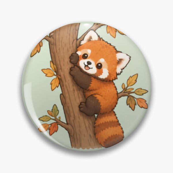 Item preview, Tree Climber Red Panda designed and sold by MellowMunchkins.