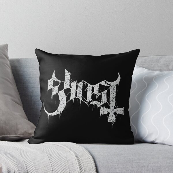 Item preview, ghost band merch logo text artwork illustration T-Shirt designed and sold by toniafelj7.