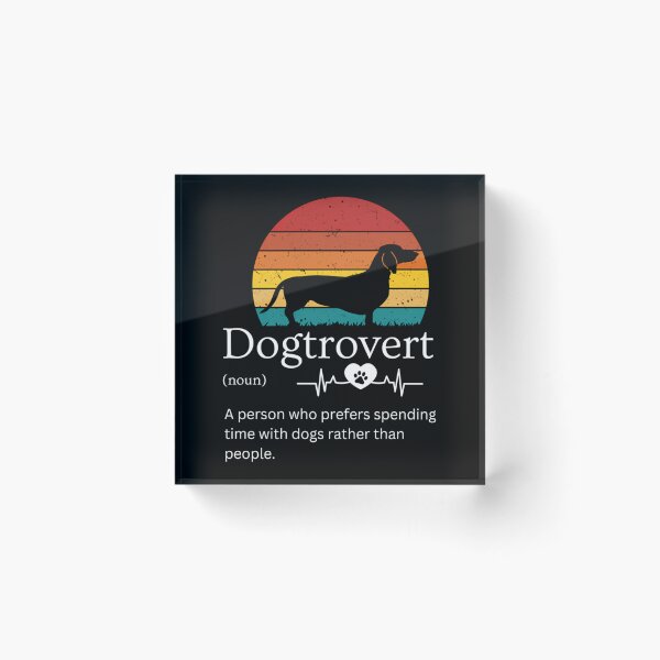Item preview, Funny Dog Dad Dog Owner Dogtrovert designed and sold by HUBERitC-oCYCN.