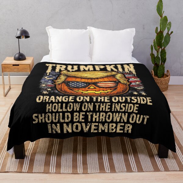 Item preview, Trumpkin Anti Trump Halloween Orange On The Outside Hollow designed and sold by elongatedjazz.