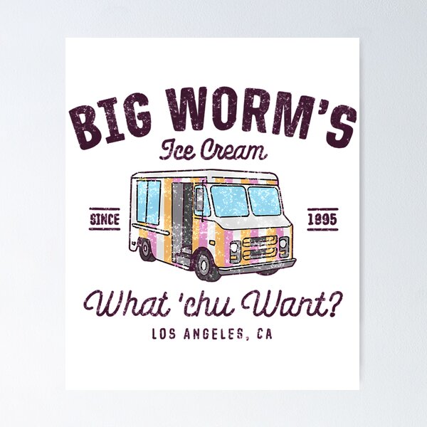Item preview, Big Worm'S Ice Cream designed and sold by Adonias-Kleinm-.