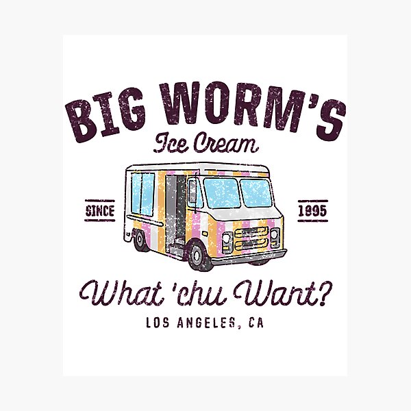 Item preview, Big Worm'S Ice Cream designed and sold by Adonias-Kleinm-.