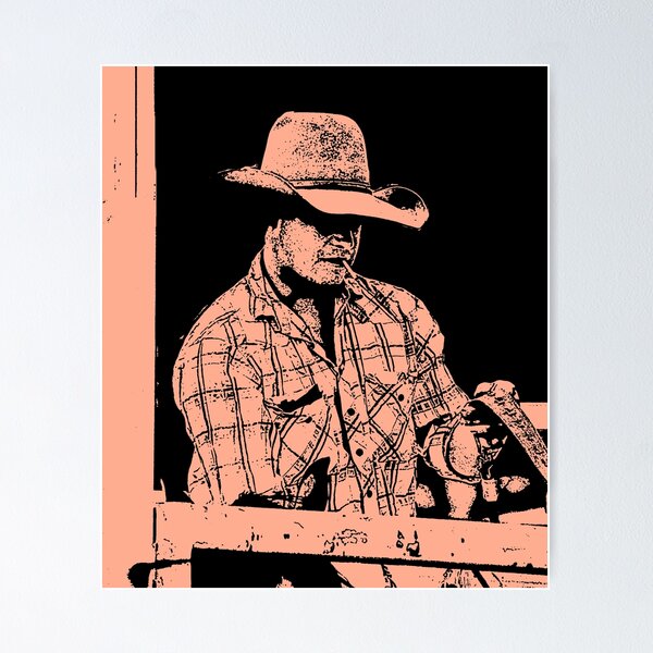 Item preview, COWBOY TEE SHIRTS, SILHOUETTE STYLE FIND THIS ON HOODIES, SINGLETES, TANK TOPS AND MORE designed and sold by Barbara Jean Photo Art And Design.