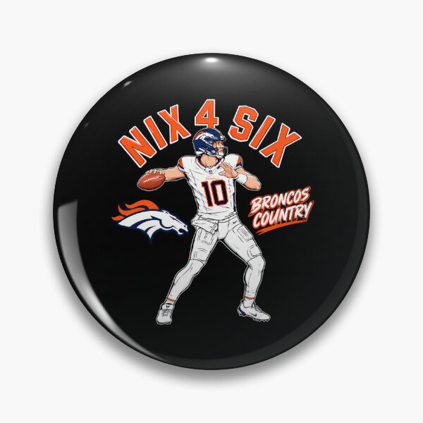 Item preview, Bo Nix Denver Broncos Nix 4 Six designed and sold by carlocurley.