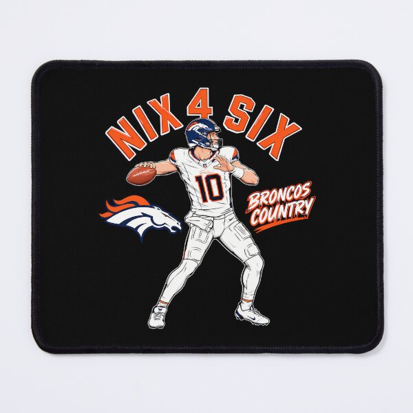 Item preview, Bo Nix Denver Broncos Nix 4 Six designed and sold by carlocurley.