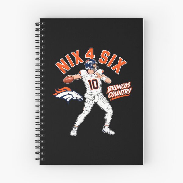 Item preview, Bo Nix Denver Broncos Nix 4 Six designed and sold by carlocurley.