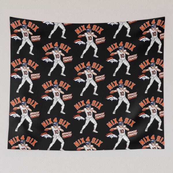 Item preview, Bo Nix Denver Broncos Nix 4 Six designed and sold by carlocurley.