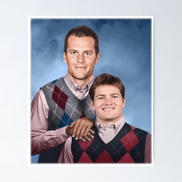 Artikelvorschau, Brady und Maye New England Football Stiefbrüder Football entworfen und verkauft von ParadiM-eadors-.