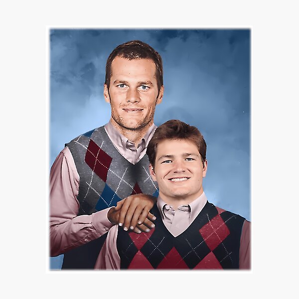 Item preview, Brady And Maye New England Footballstep Brothers Football designed and sold by ParadiM-eadors-.