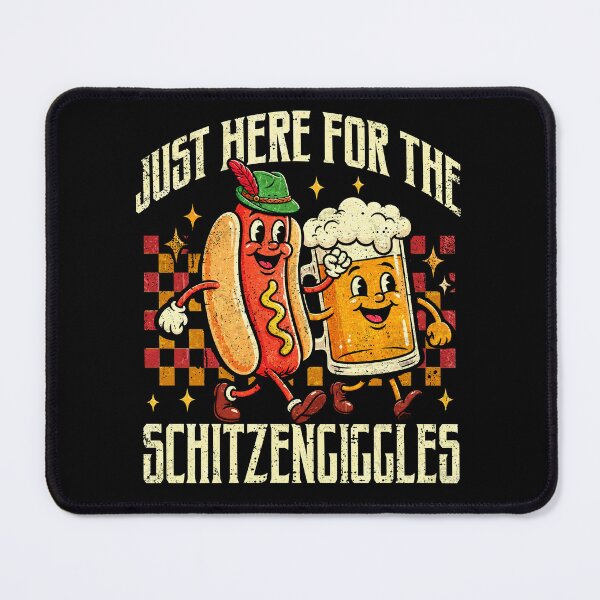 Item preview, just Here For The Schitzengiggles Funny Retro Oktoberfest designed and sold by schoolofbullies.