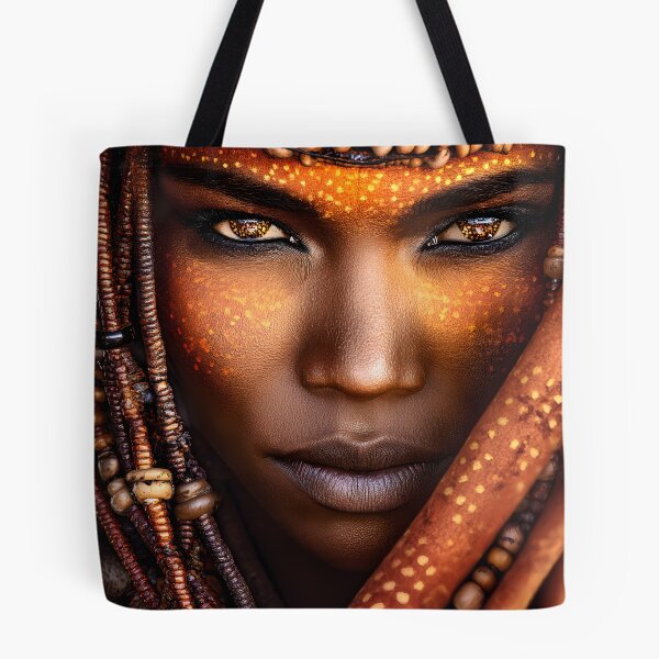 Item preview, Striking Portrait of a Tribal Warrior in Nature designed and sold by Artessie.