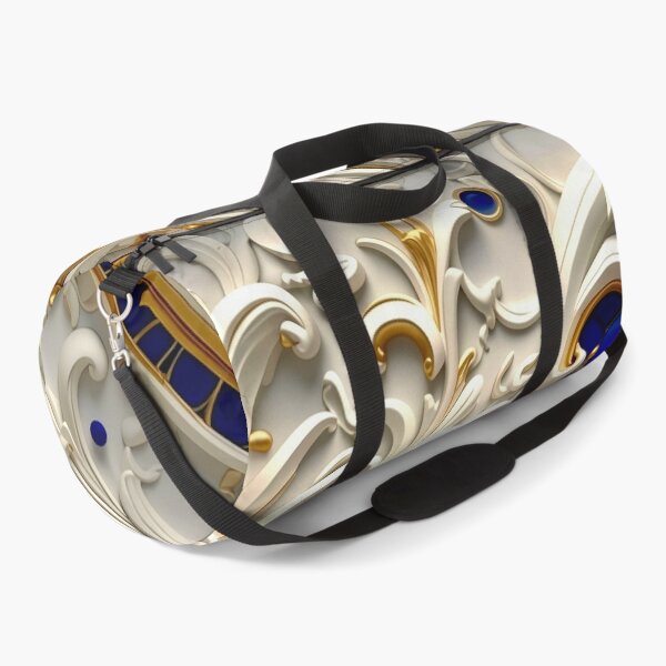 Item preview, Ornate White Porcelain and Royal Blue Spiral designed and sold by Vicky Brago-Mitchell®.