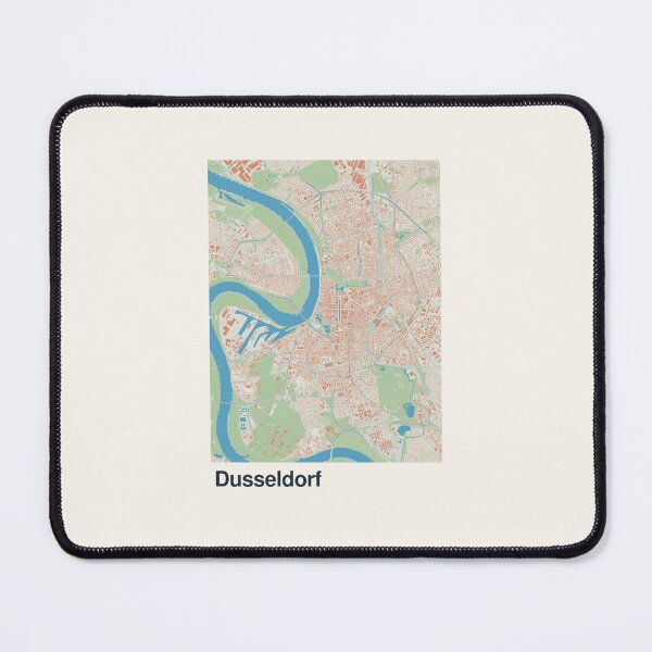 Item preview, Dusseldorf Minimalistic Map Art designed and sold by MapsNerd.