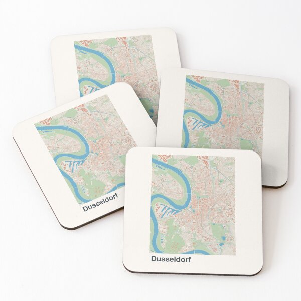 Item preview, Dusseldorf Minimalistic Map Art designed and sold by MapsNerd.