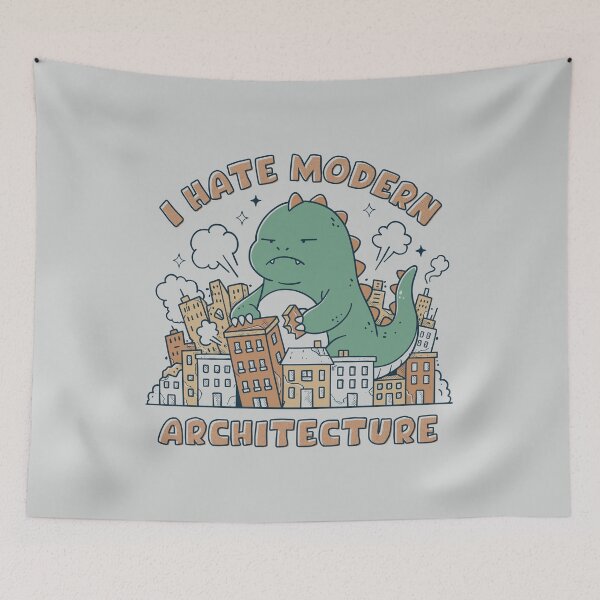 Item preview, I Hate Modern Architecture designed and sold by GODZILLARGE.
