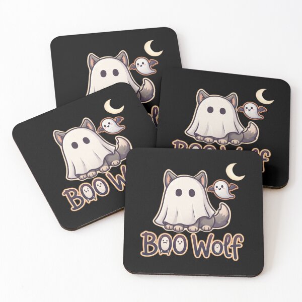 Item preview, Kawaii “BOO Wolf” | Cute Ghost Costume Puppy Halloween designed and sold by NightshadeWolfs.