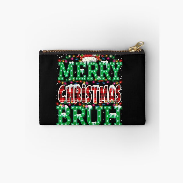 Item preview, Merry Christmas Bruh Funny Plaid Retro Xmas Lights designed and sold by Ortigzitoun.