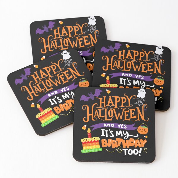 Item preview, Happy Halloween and Yes It's My Birthday Halloween Apparel designed and sold by raewaelchi.
