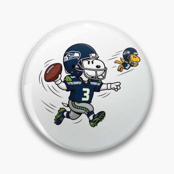 Item preview, Snoopy Woodstock Seahawks Football Player  designed and sold by FlowsUp.
