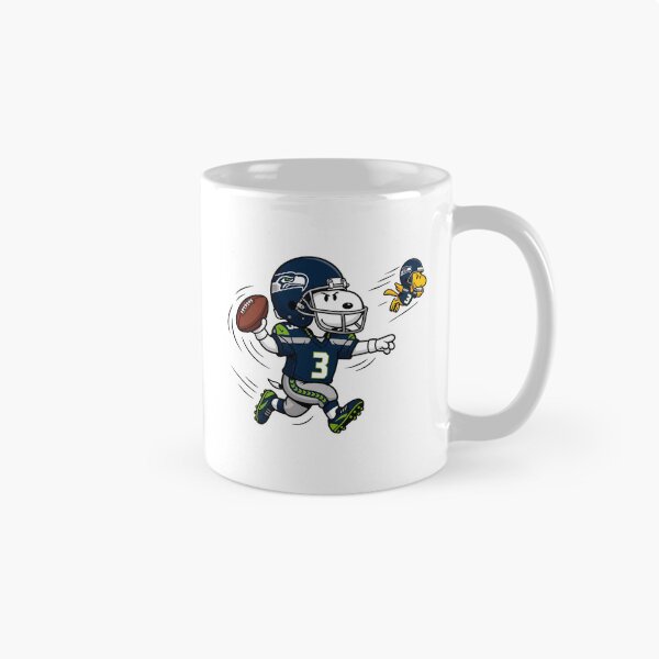 Item preview, Snoopy Woodstock Seahawks Football Player  designed and sold by FlowsUp.