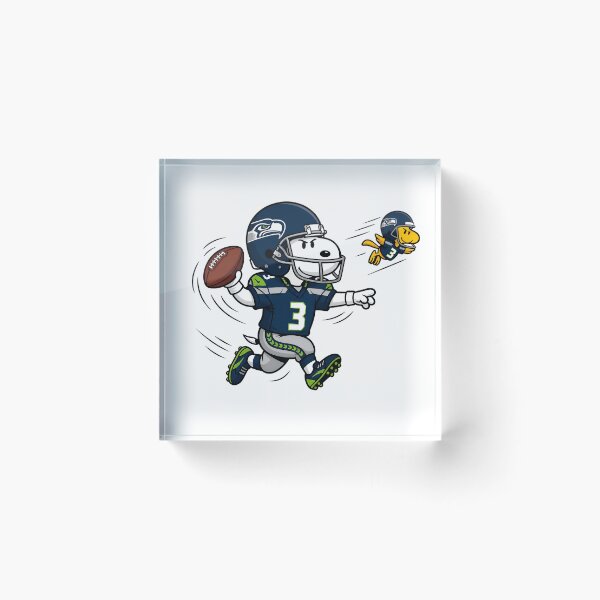 Item preview, Snoopy Woodstock Seahawks Football Player  designed and sold by FlowsUp.