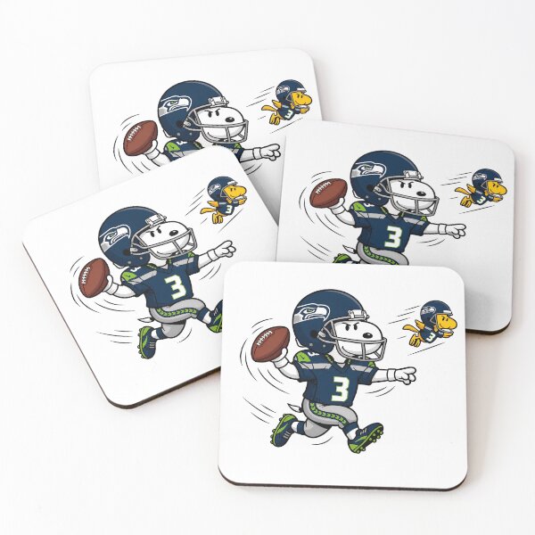 Item preview, Snoopy Woodstock Seahawks Football Player  designed and sold by FlowsUp.