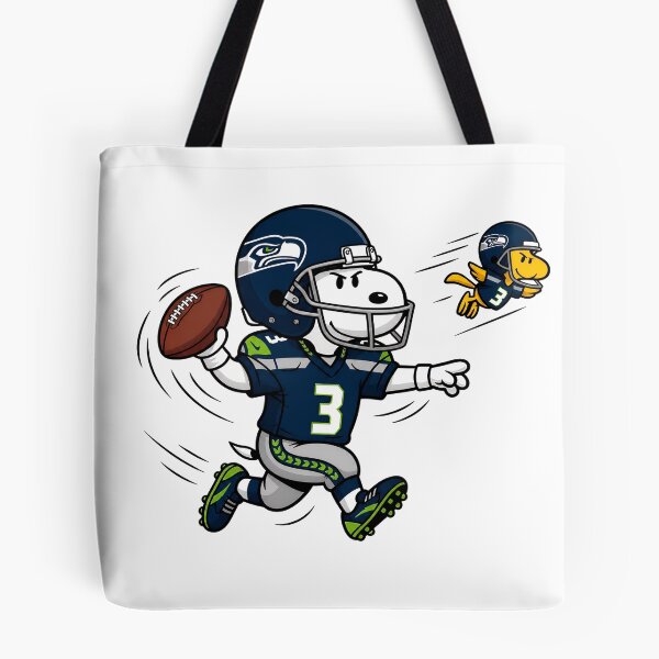 Item preview, Snoopy Woodstock Seahawks Football Player  designed and sold by FlowsUp.